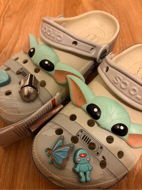 Star wars Character Light Green Clog Shoes